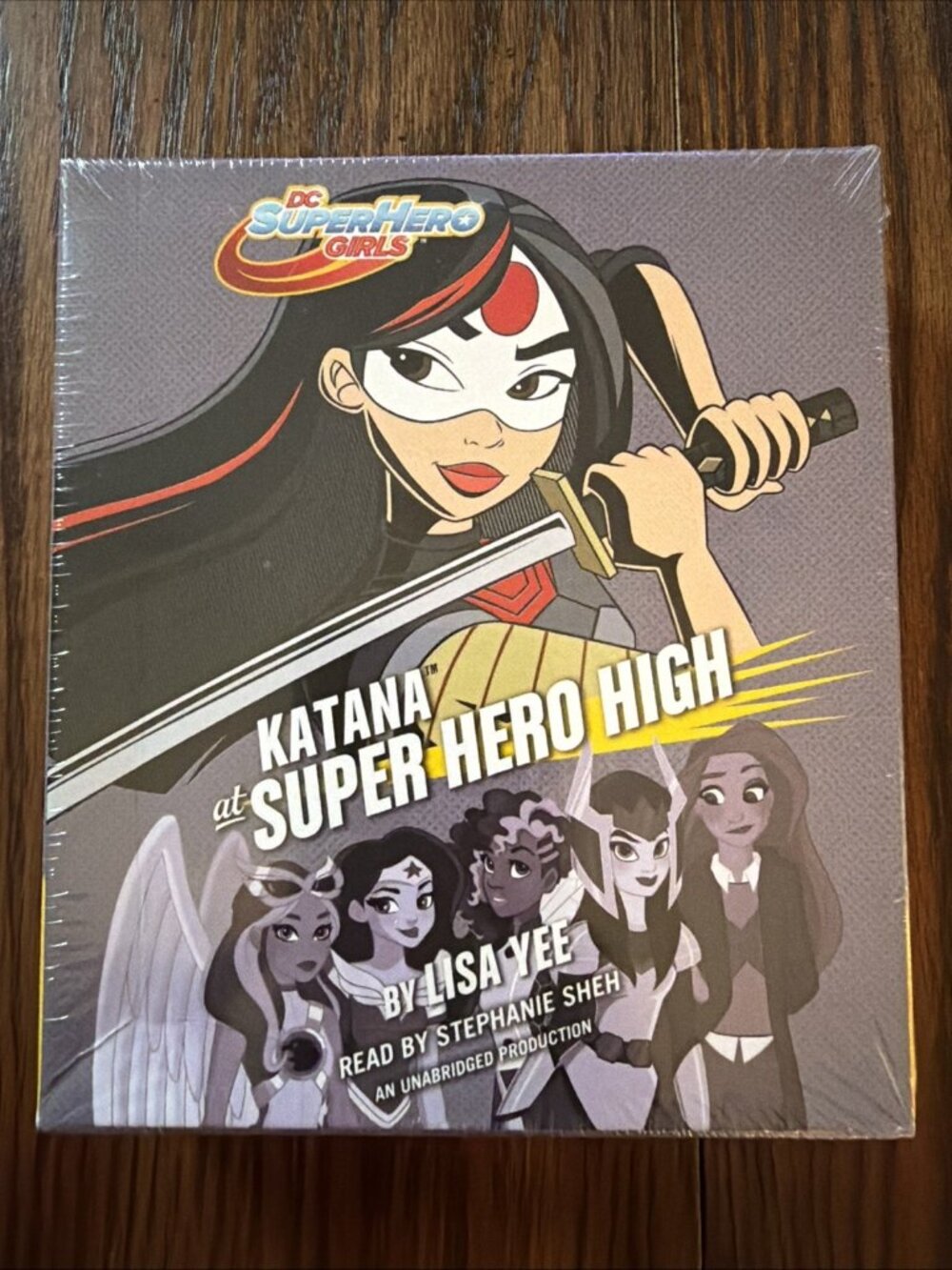 Katana at Super Hero High (DC Super Hero Girls) by Lisa Yee (2017, Compact Disc,